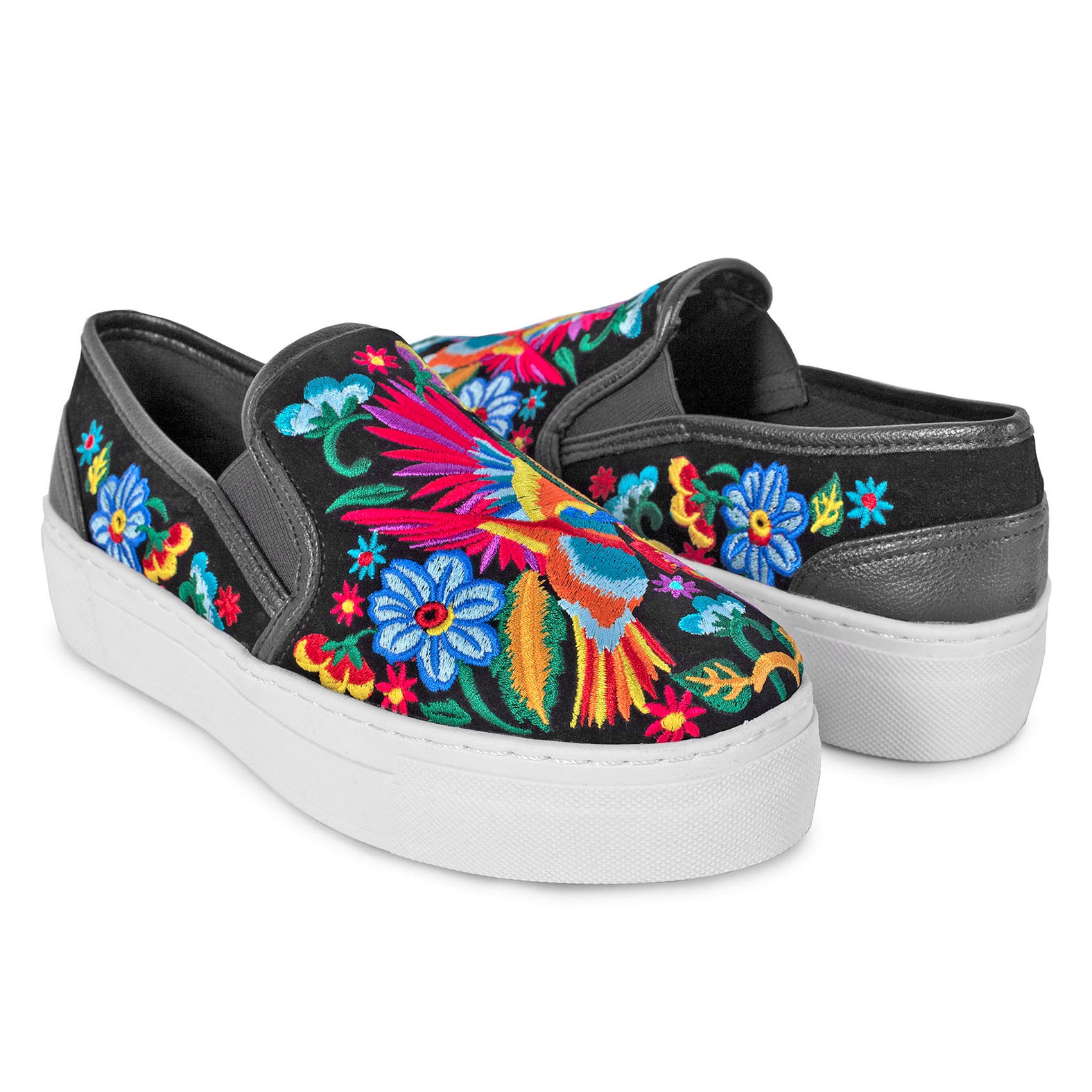 DANA BORDADO COLIBRI NEGRO