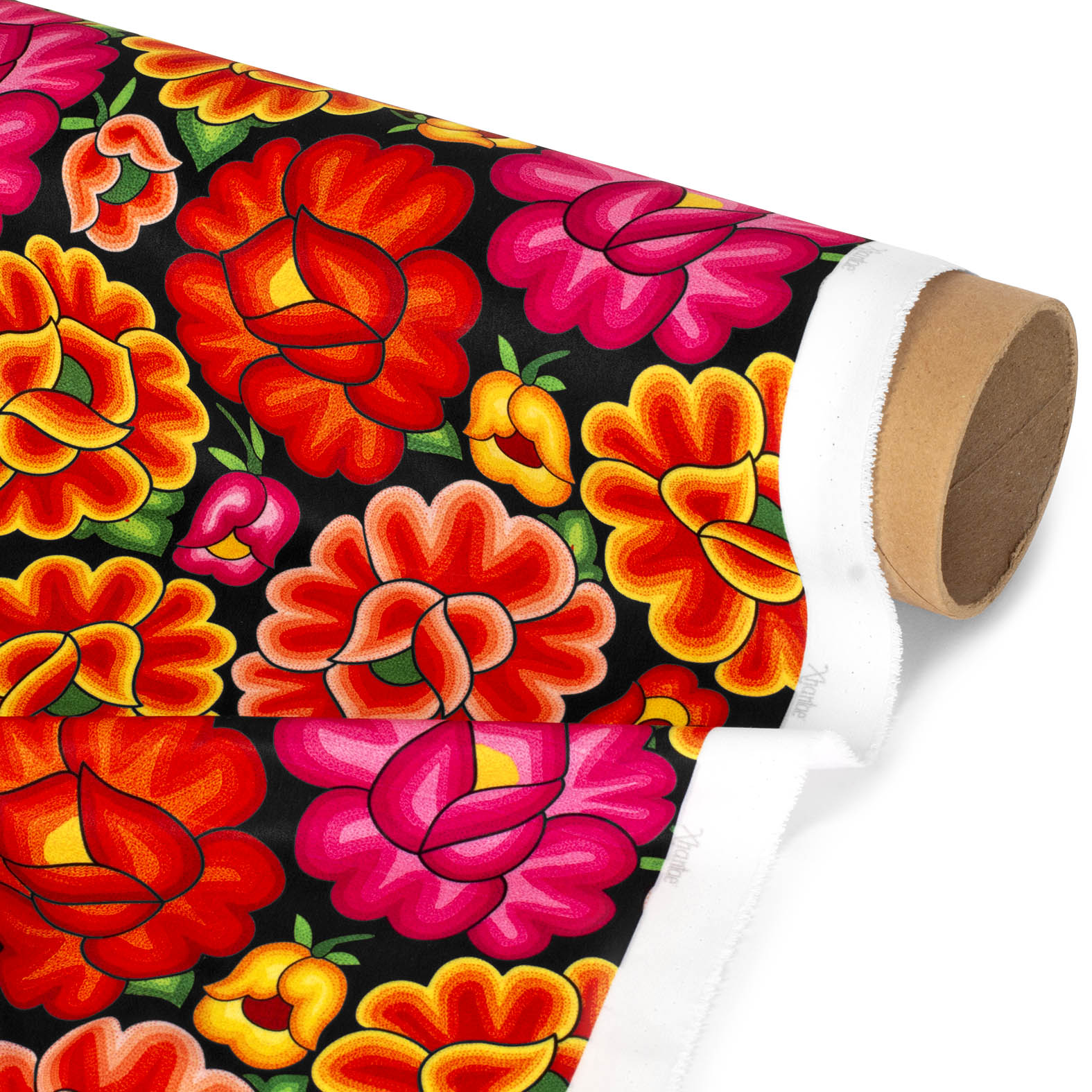 TELA TIPO SEDA DISEÑO 1001 FLORAL CHIC X METRO
