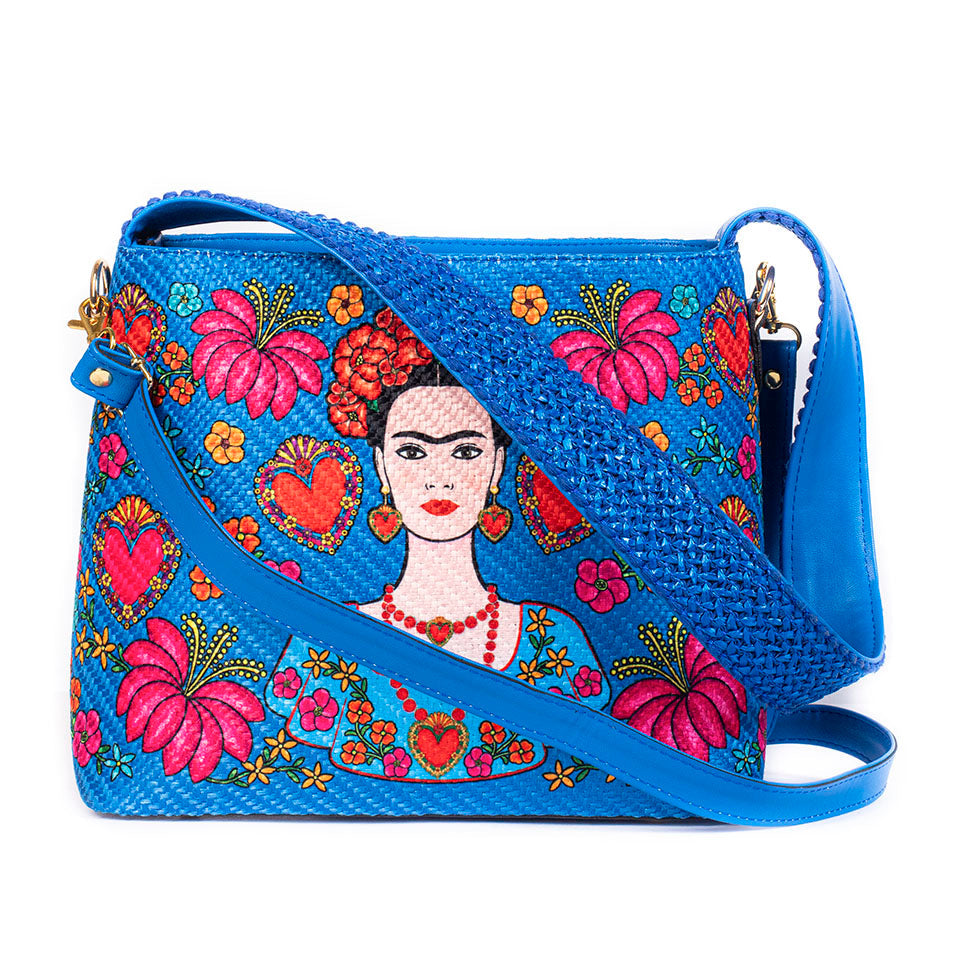 BOLSA YAMI DISEÑO OAXAQUEÑA F/AZUL