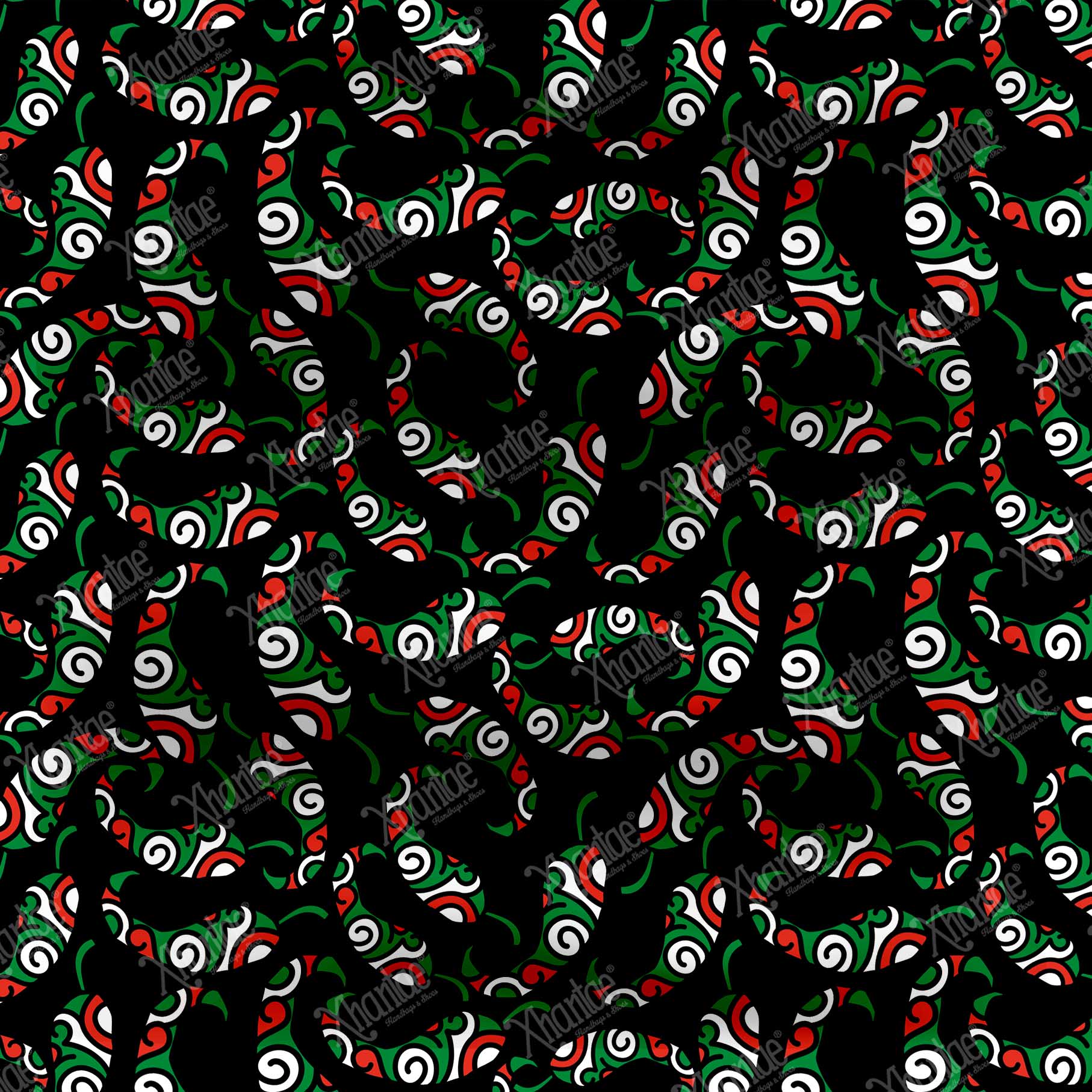 TELA TIPO SEDA DISEÑO MÉXICO CHILES X METRO