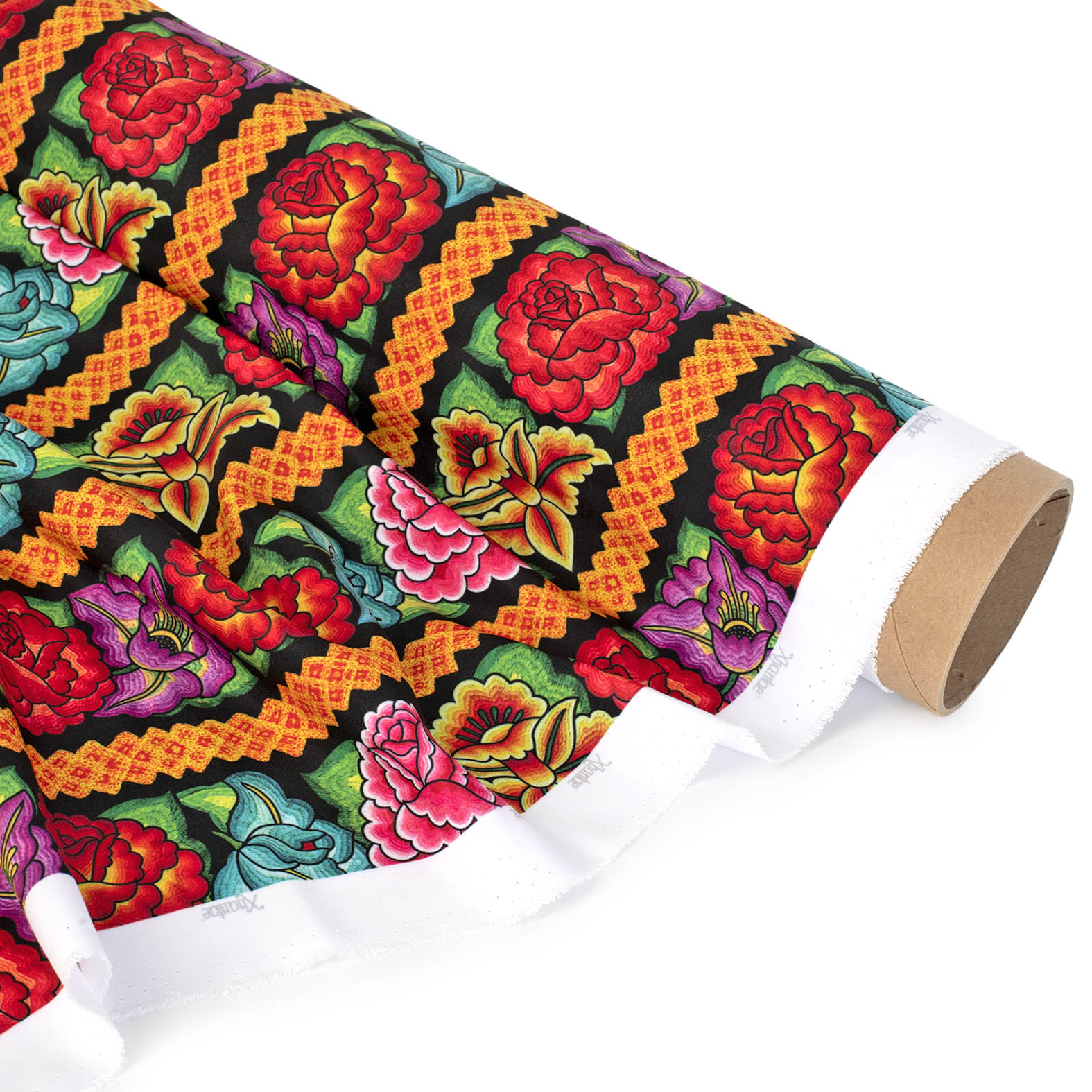 TELA TIPO SEDA DISEÑO 203 CADENILLA X METRO