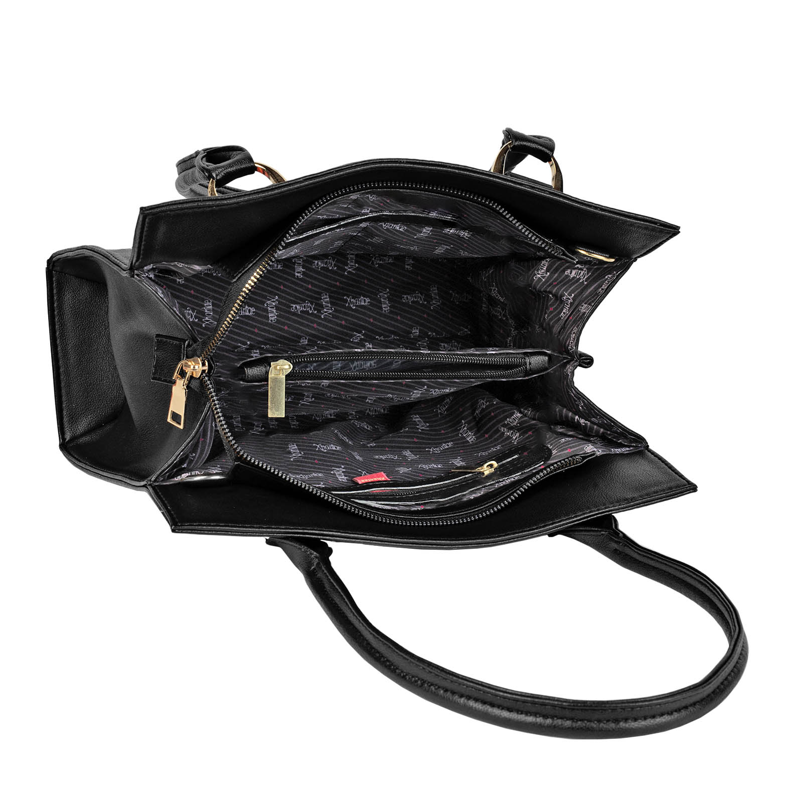 BOLSA CLAUDIA BORDADO PRIMAVERA NEGRO