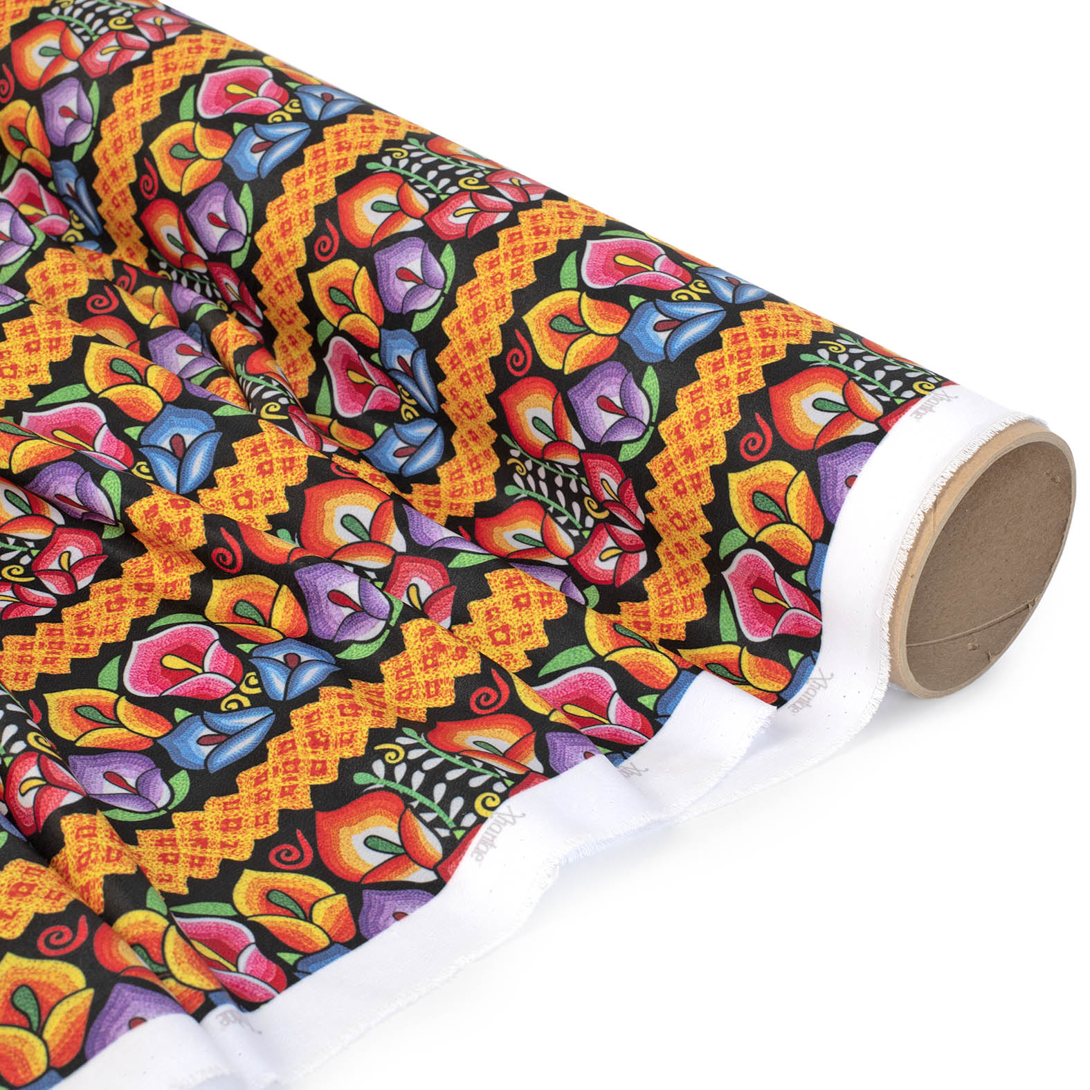 TELA TIPO SEDA DISEÑO 1014 CADENILLA X METRO