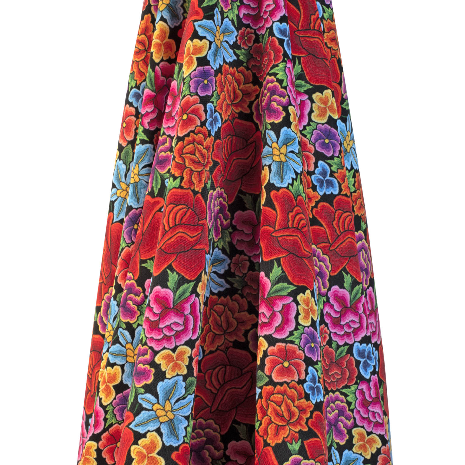 TELA TIPO SEDA DISEÑO 2006 FLORAL X METRO