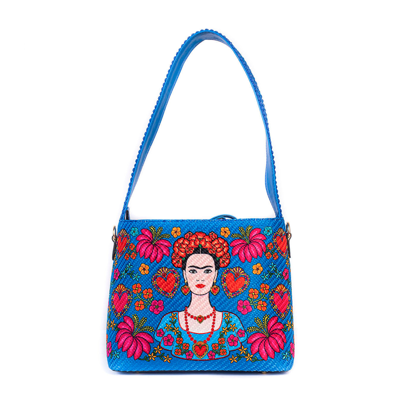 BOLSA YAMI DISEÑO OAXAQUEÑA F/AZUL