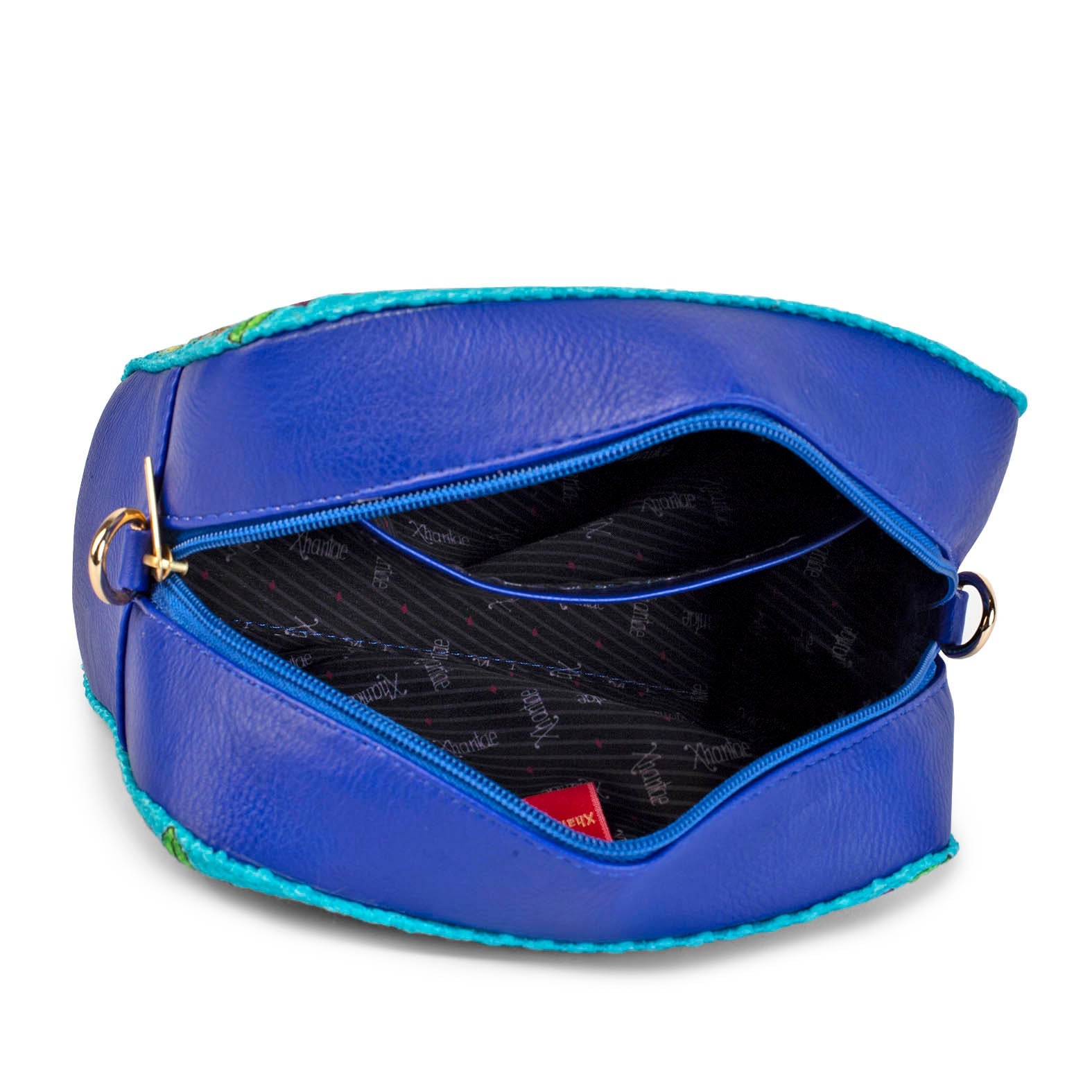 BANDOLERA CAROLINA GORRION / TURQUESA - AZUL