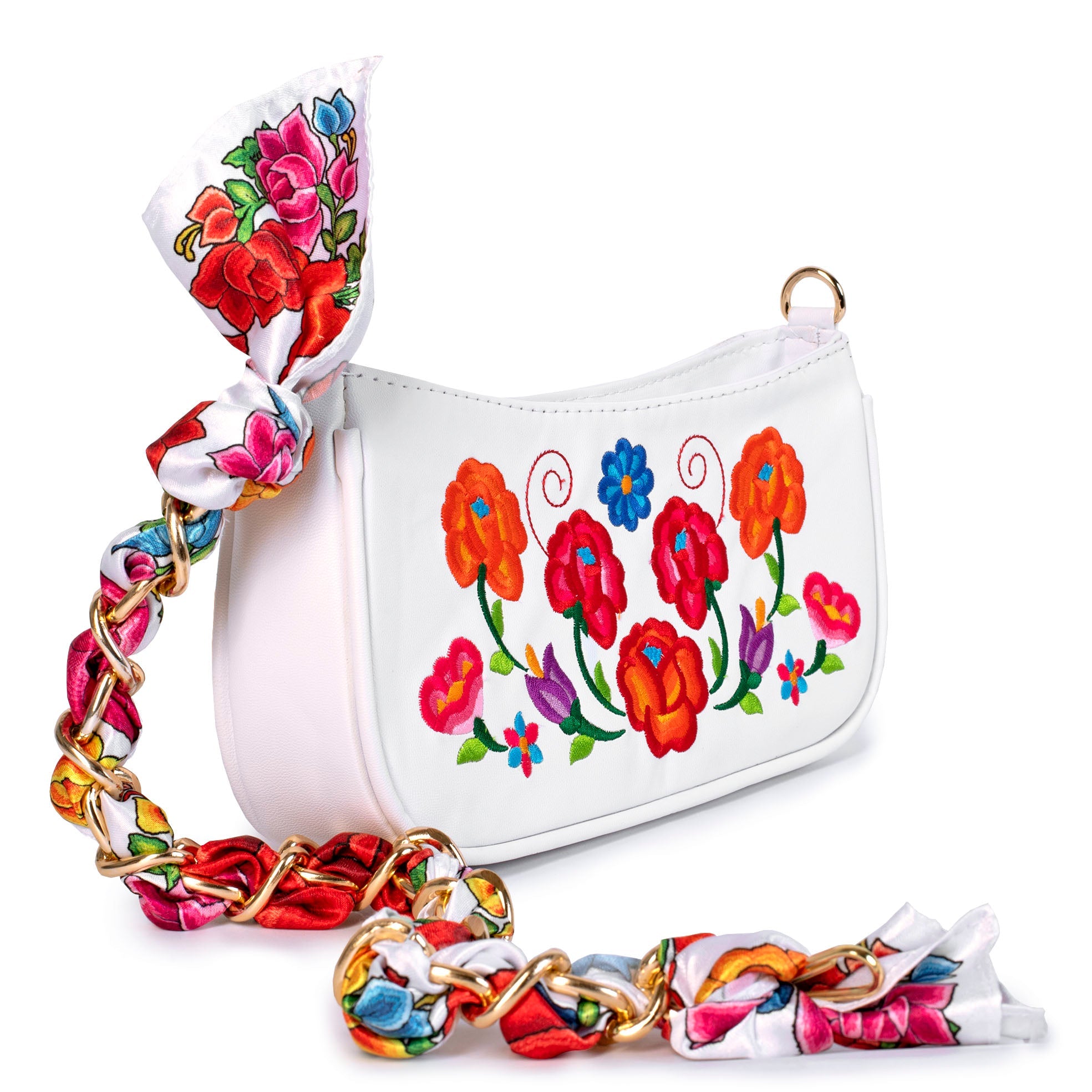 BOLSA PARIS BORDADO FLORAL