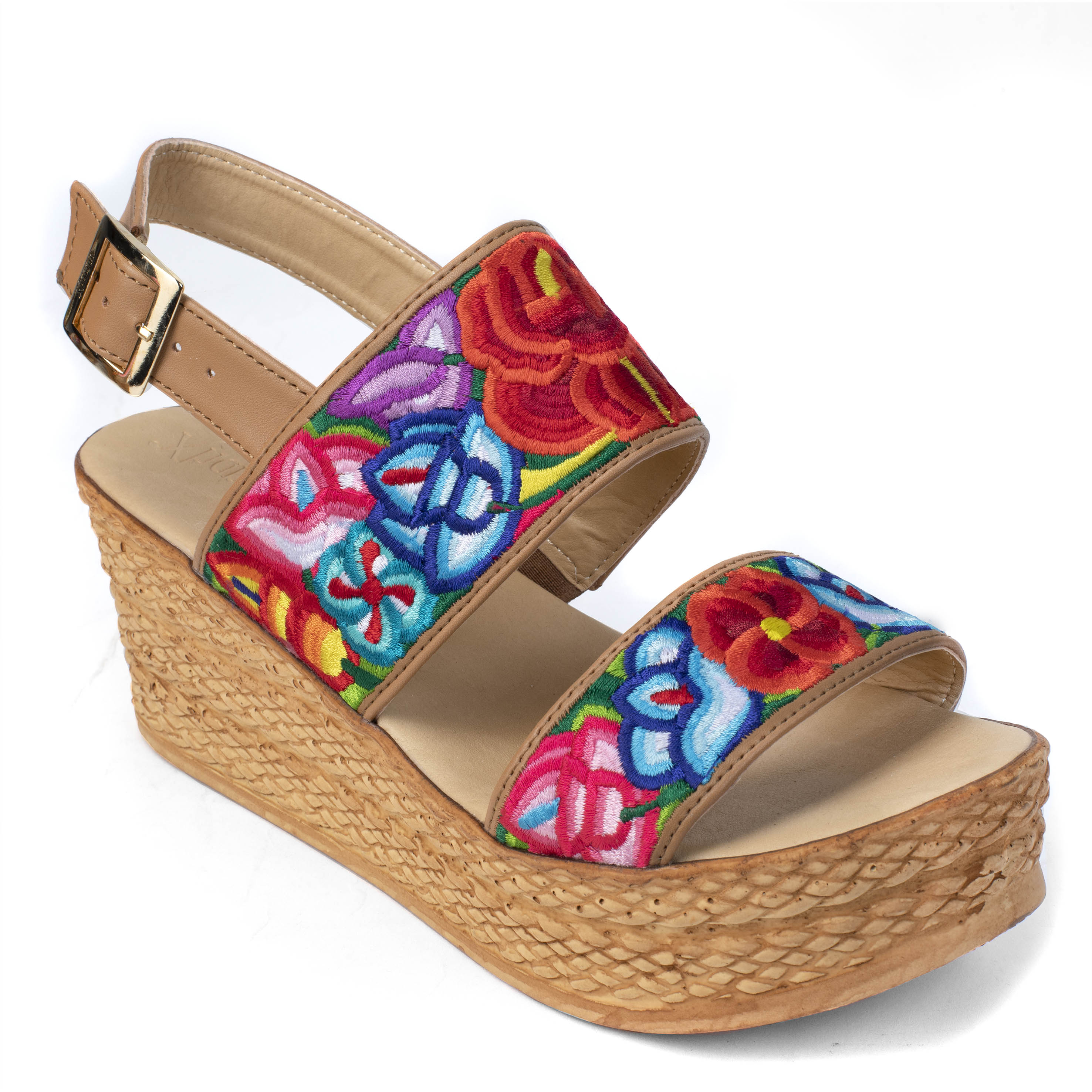 YESENIA BORDADO JARDIN FRIDA CAMEL