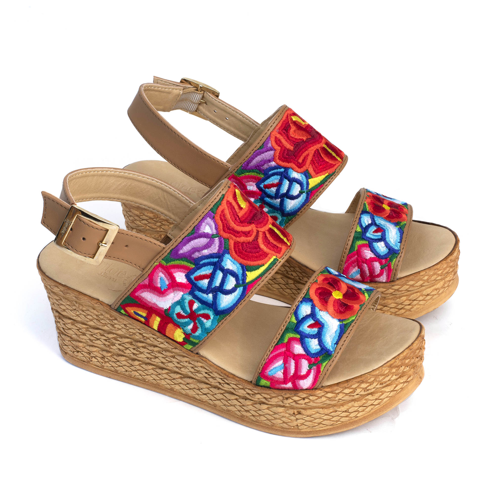 YESENIA BORDADO JARDIN FRIDA CAMEL