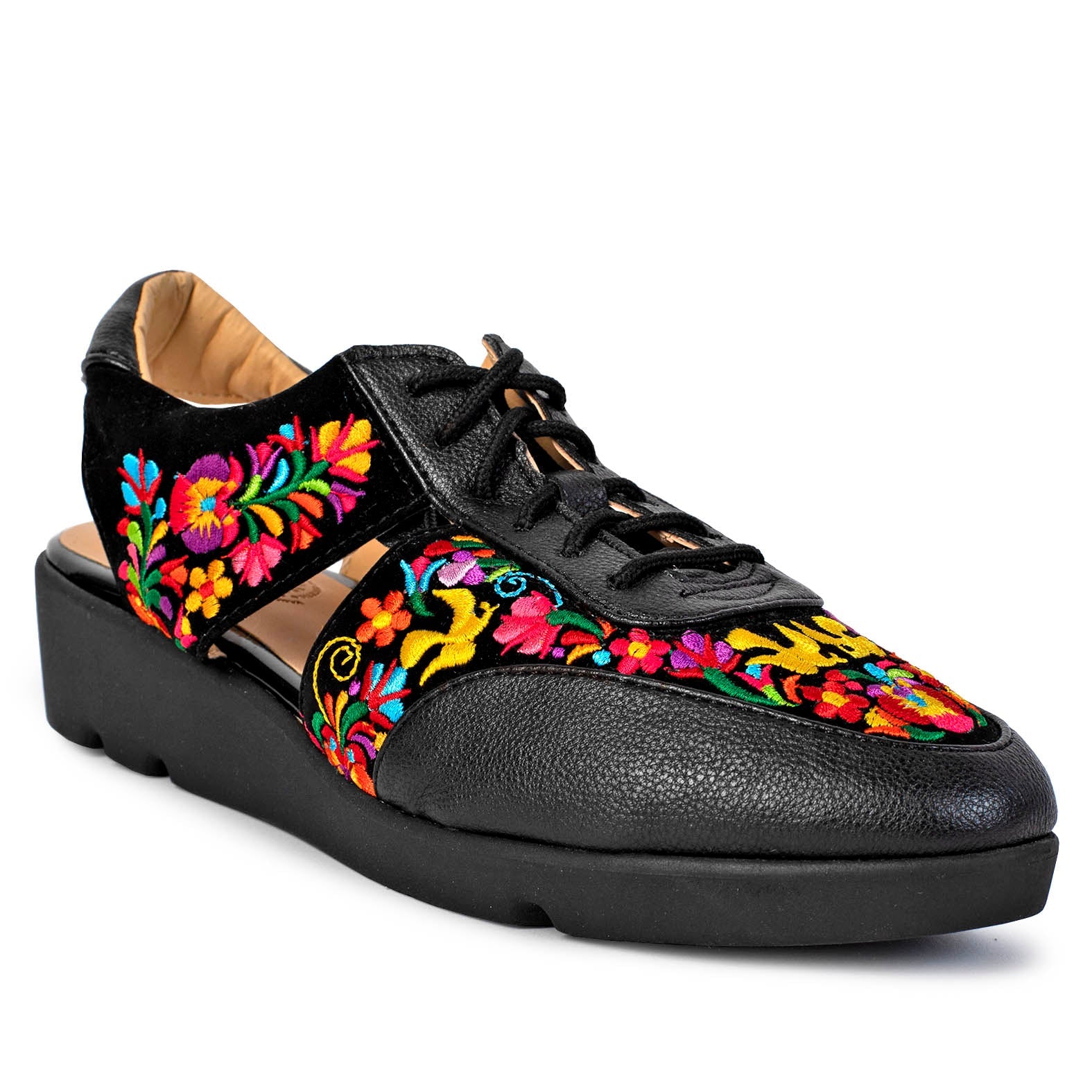 ITALIA BORDADO VALLES NEGRO