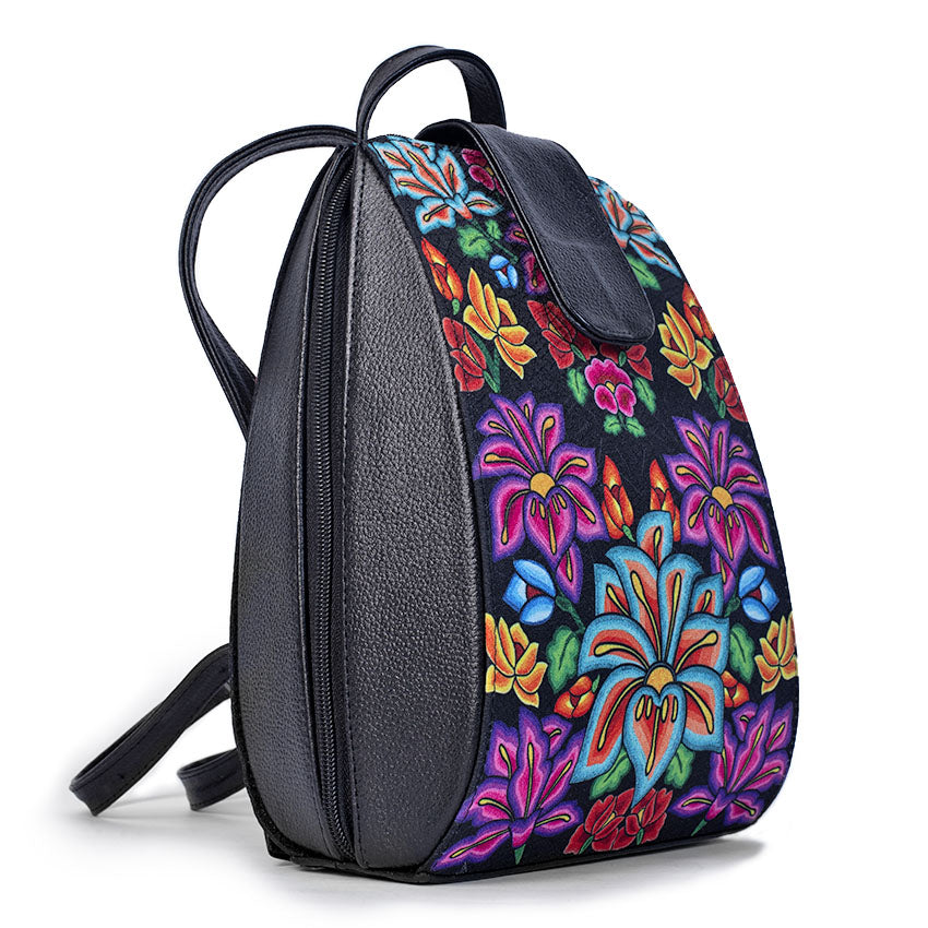 MOCHILA 094 TEXTIL ORQUIDEA NEON