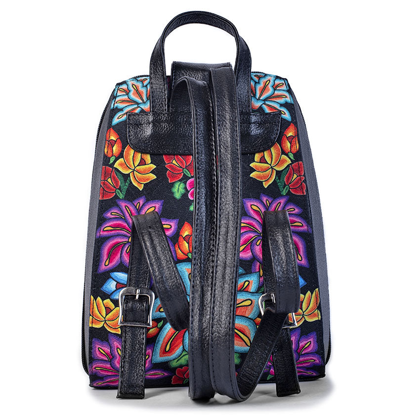 MOCHILA 094 TEXTIL ORQUIDEA NEON