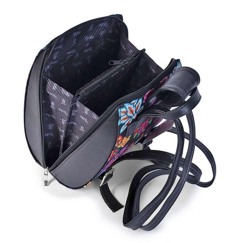MOCHILA 094 TEXTIL ORQUIDEA NEON