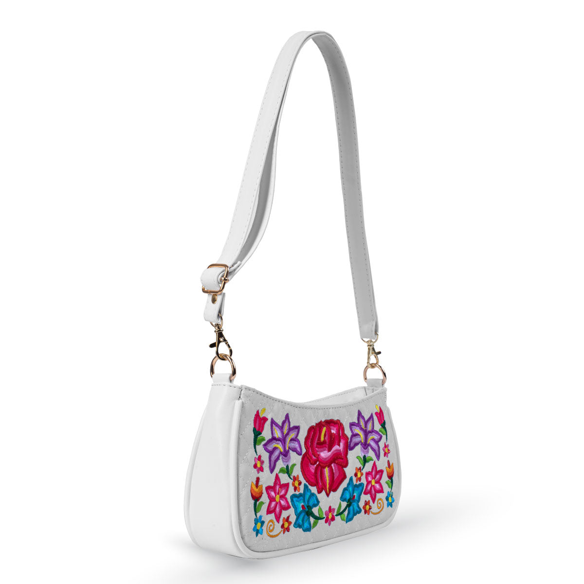 BOLSA PARIS BORD FLOR ISTMO BLANCO