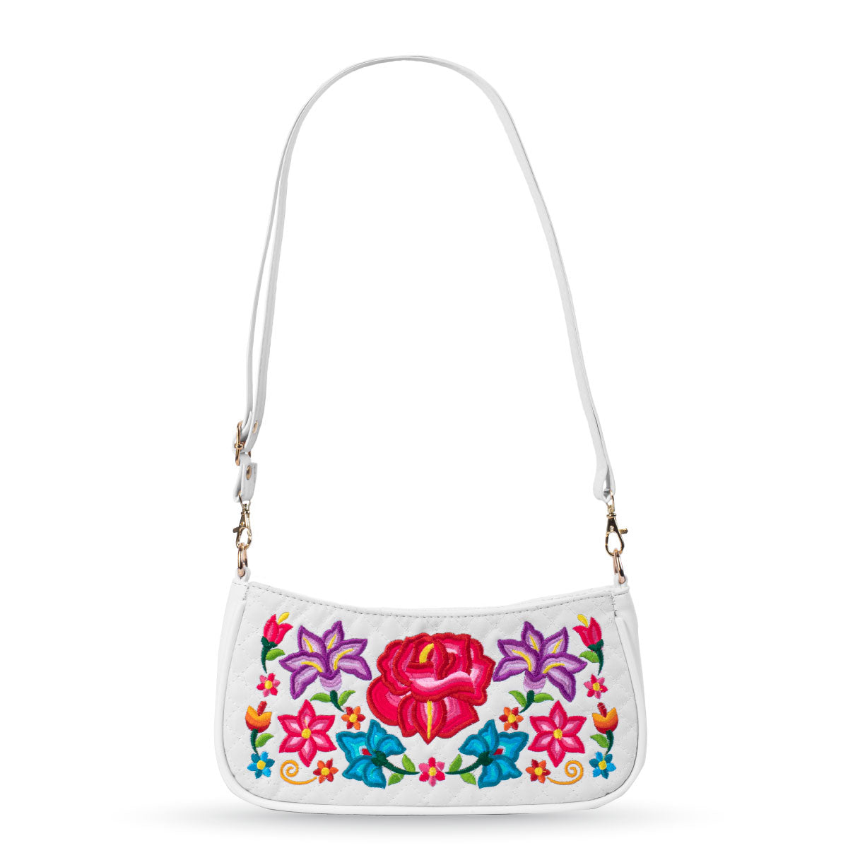 BOLSA PARIS BORD FLOR ISTMO BLANCO
