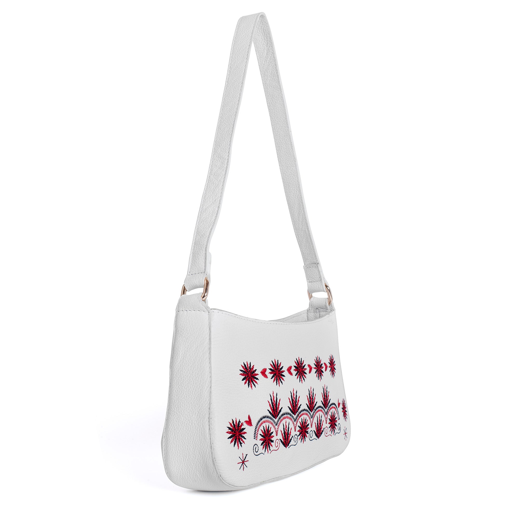 BOLSA JIMENA BORDADO MIXE TERNERA BLANCO