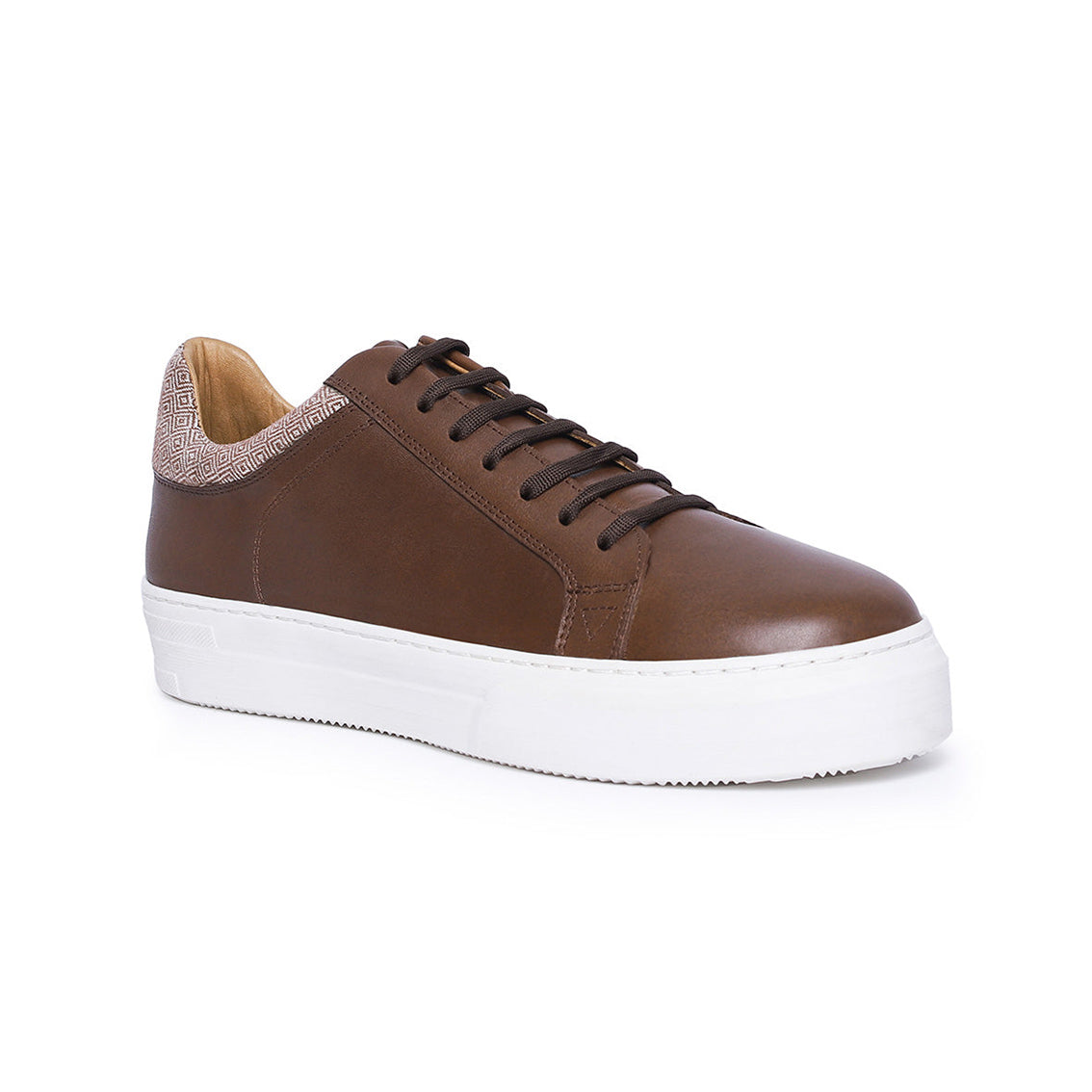 TENIS TLALOC ROMBOS COGNAC