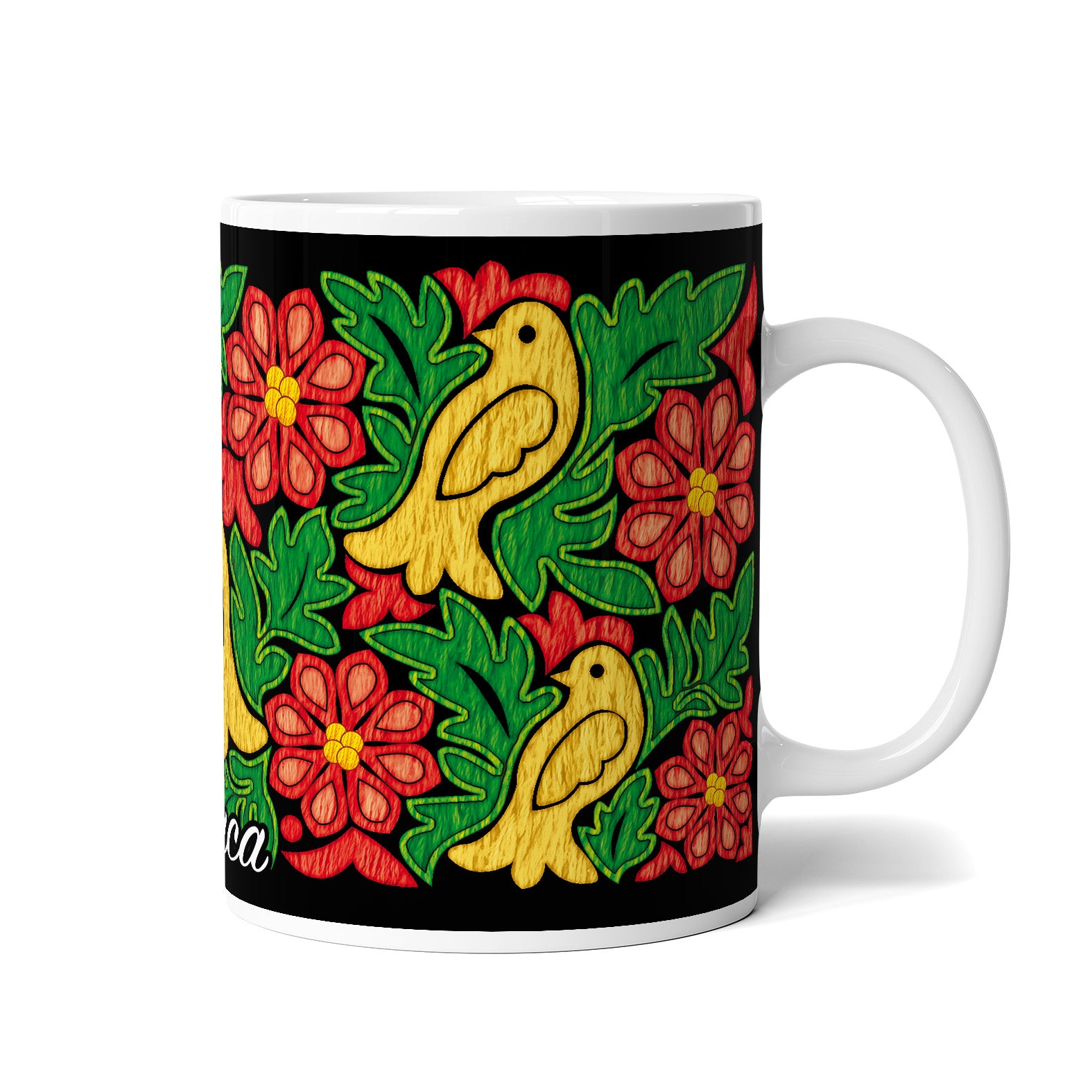 TAZA DISEÑO PALOMA NAVIDEÑA