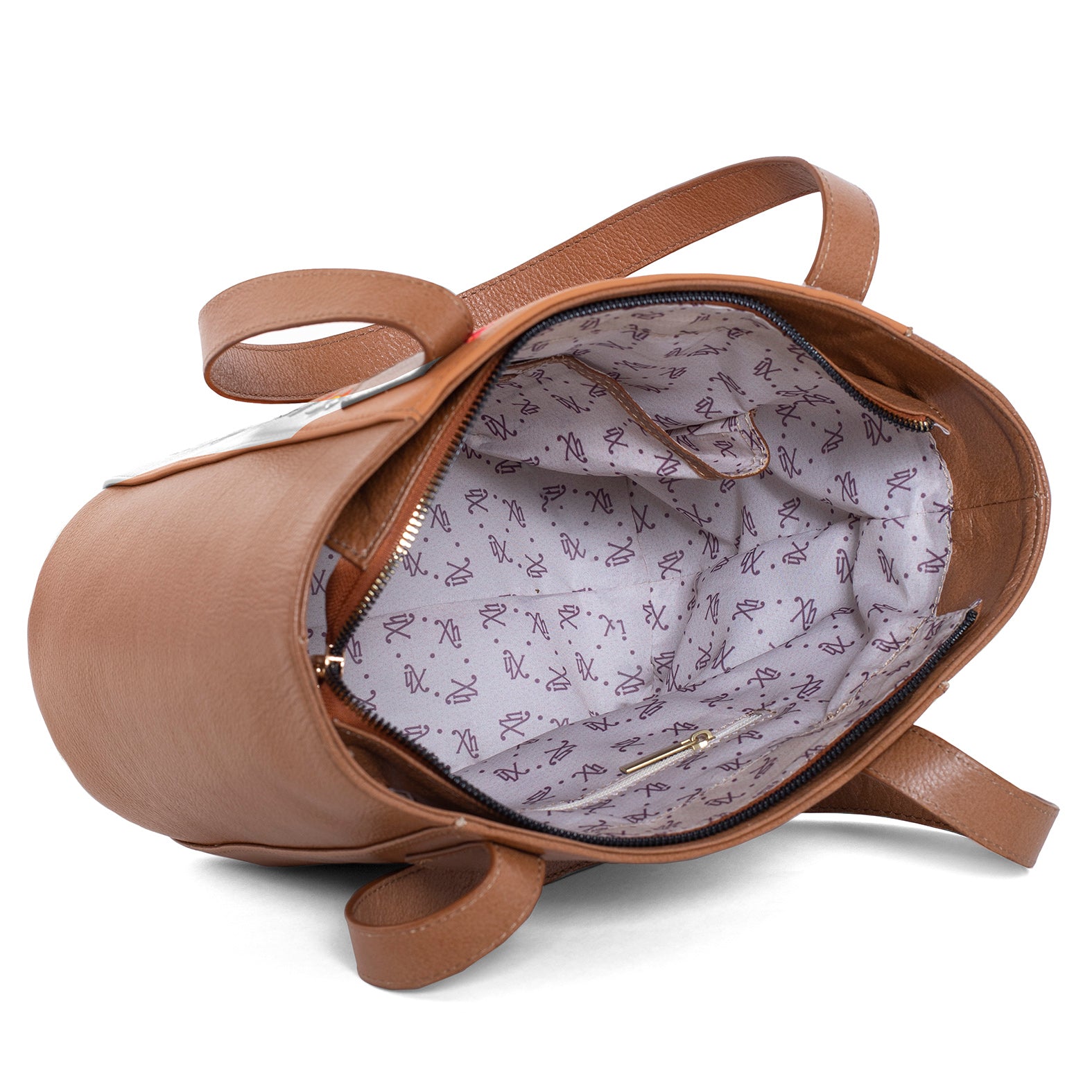 BOLSA GRISELDA BORDADO PRIMAVERA CAMEL