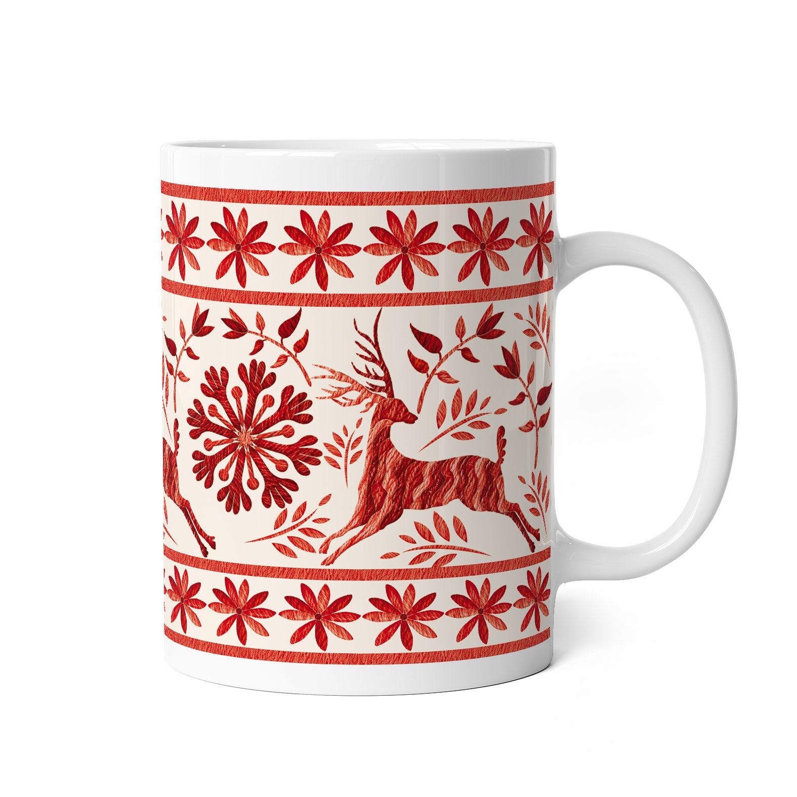 TAZA RENOS NAVIDEÑO