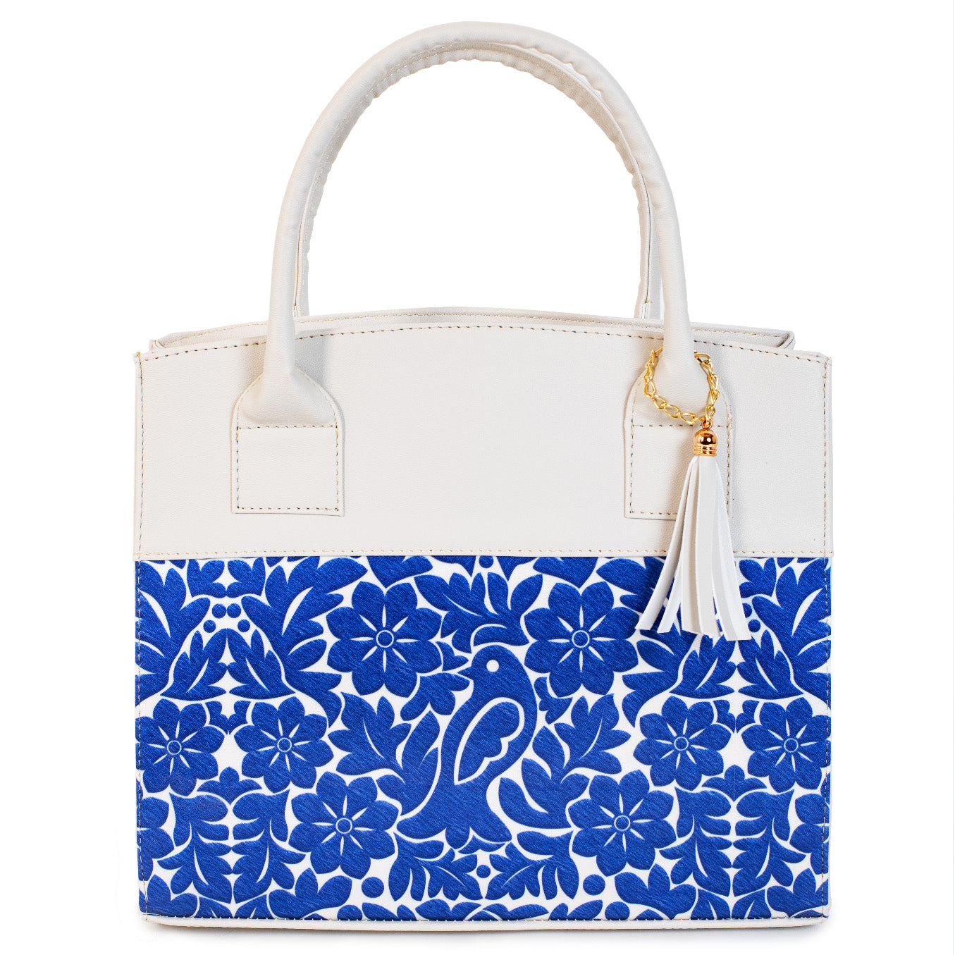 BOLSA CRISTY PALOMA AZUL F/BEIGE