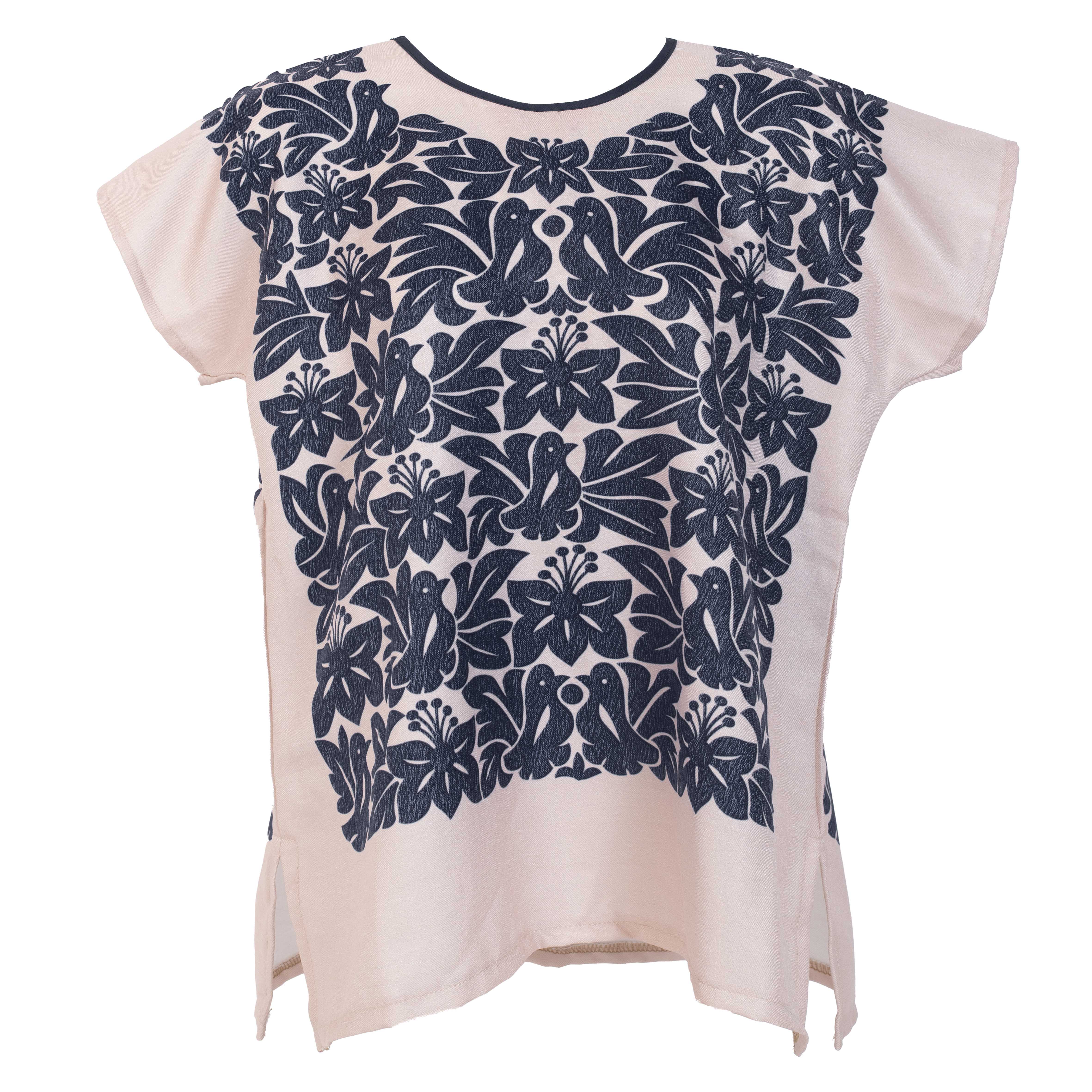 BLUSA HUIPIL LOLIS PALOMA NEGRO F/BGE