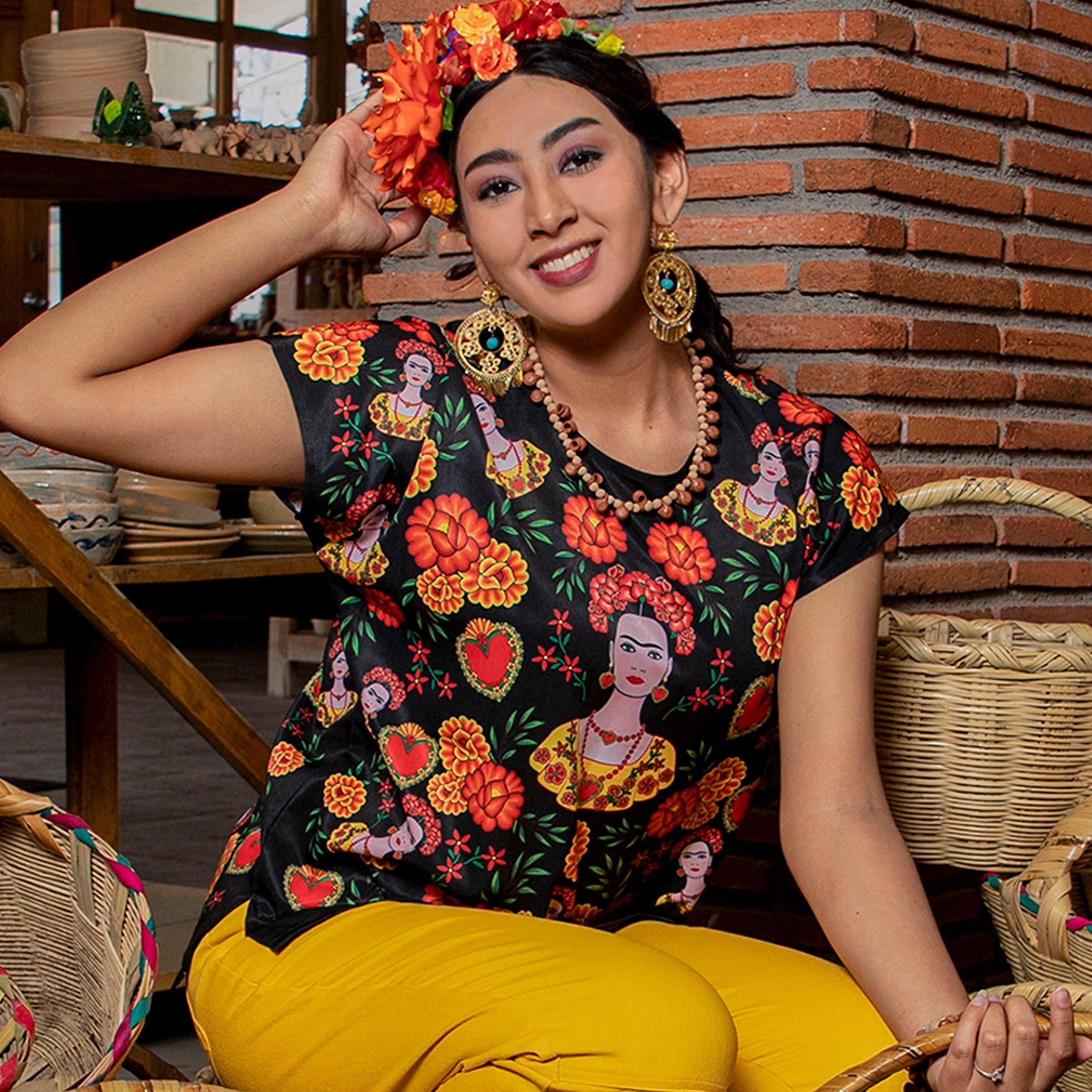 Blusas De Huipil BLUSA HUIPIL CORTO OAXAQUEÑA NG