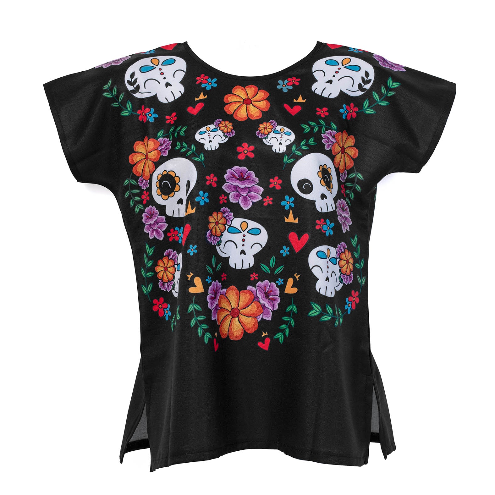 BLUSA HUIPIL LOLIS CALAVERITAS F/NG