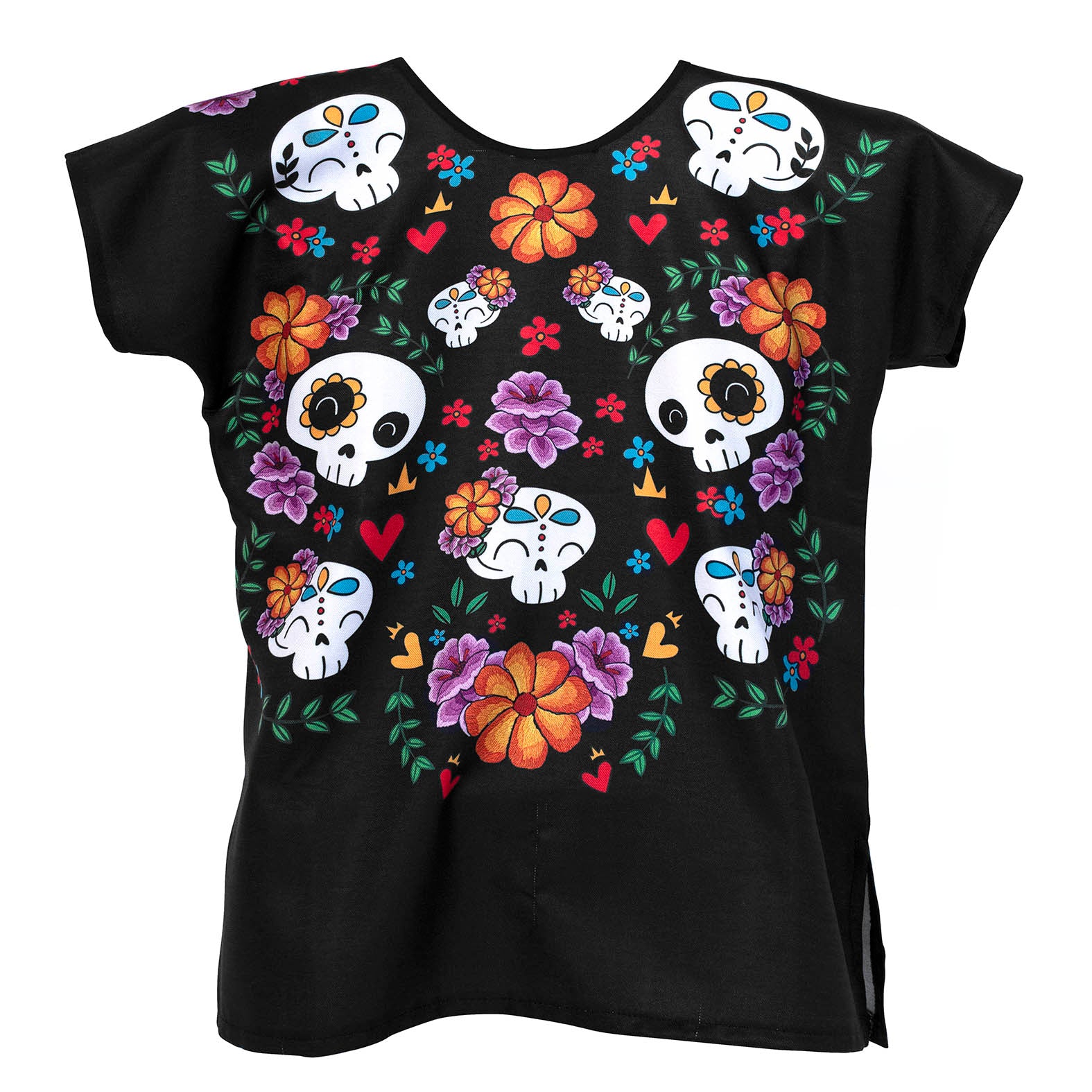 BLUSA HUIPIL LOLIS CALAVERITAS F/NG