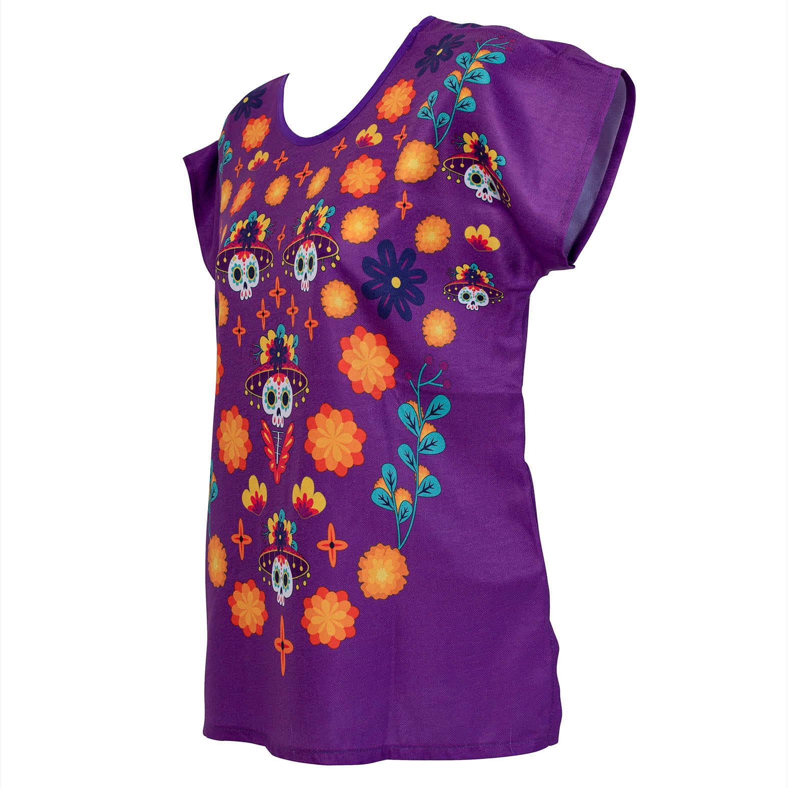 BLUSA HUIPIL LOLIS CALAVERITAS F/MRDO