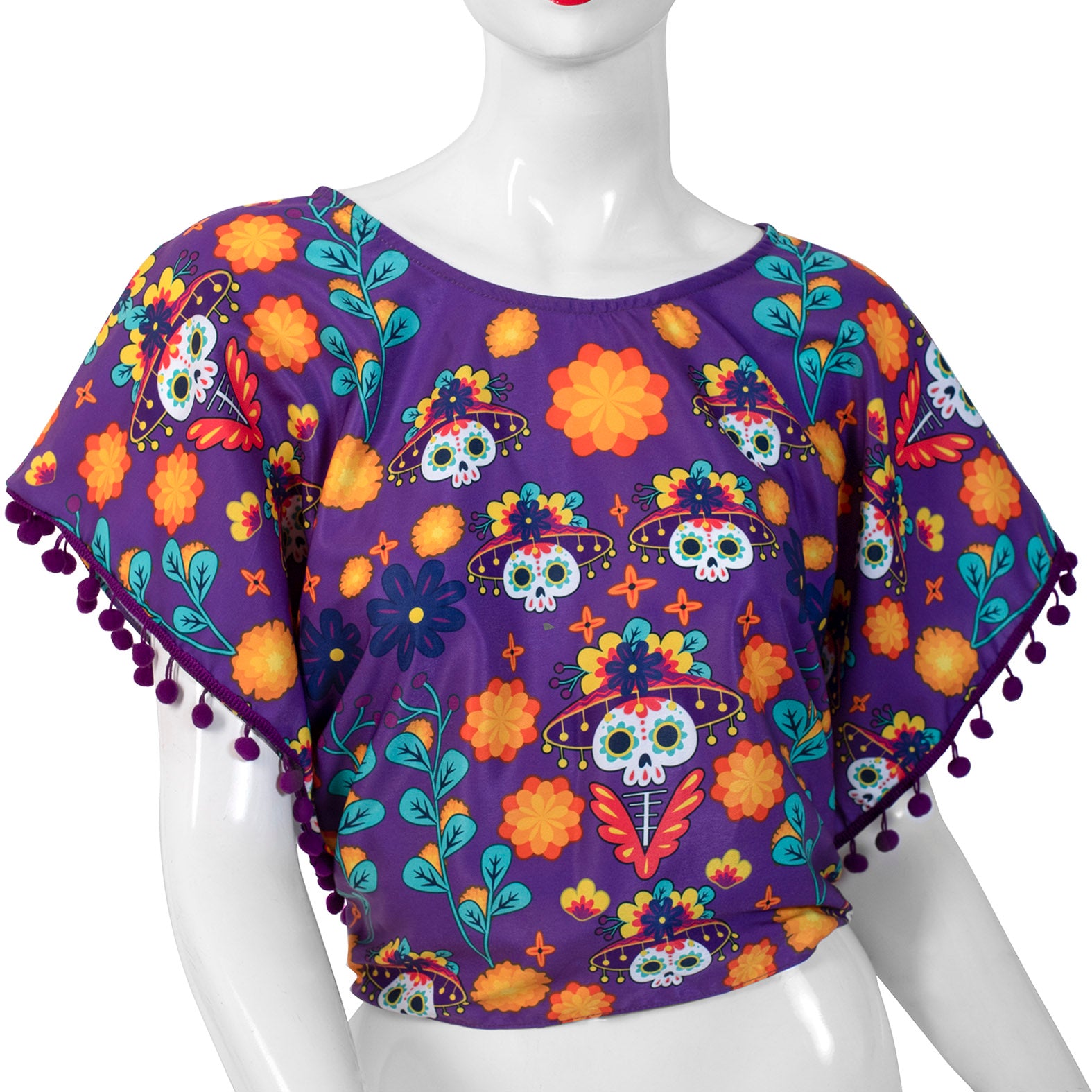 BLUSA JORONGUITO TX CALAVERITAS F/MRDO