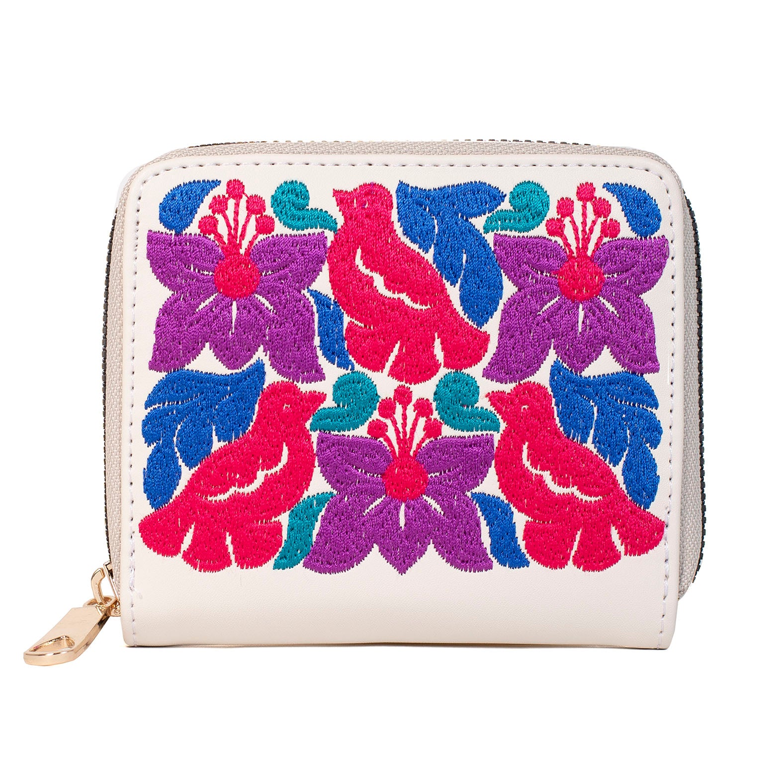 CARTERA CANDY JALAPA PASTEL BORDADO LATTE