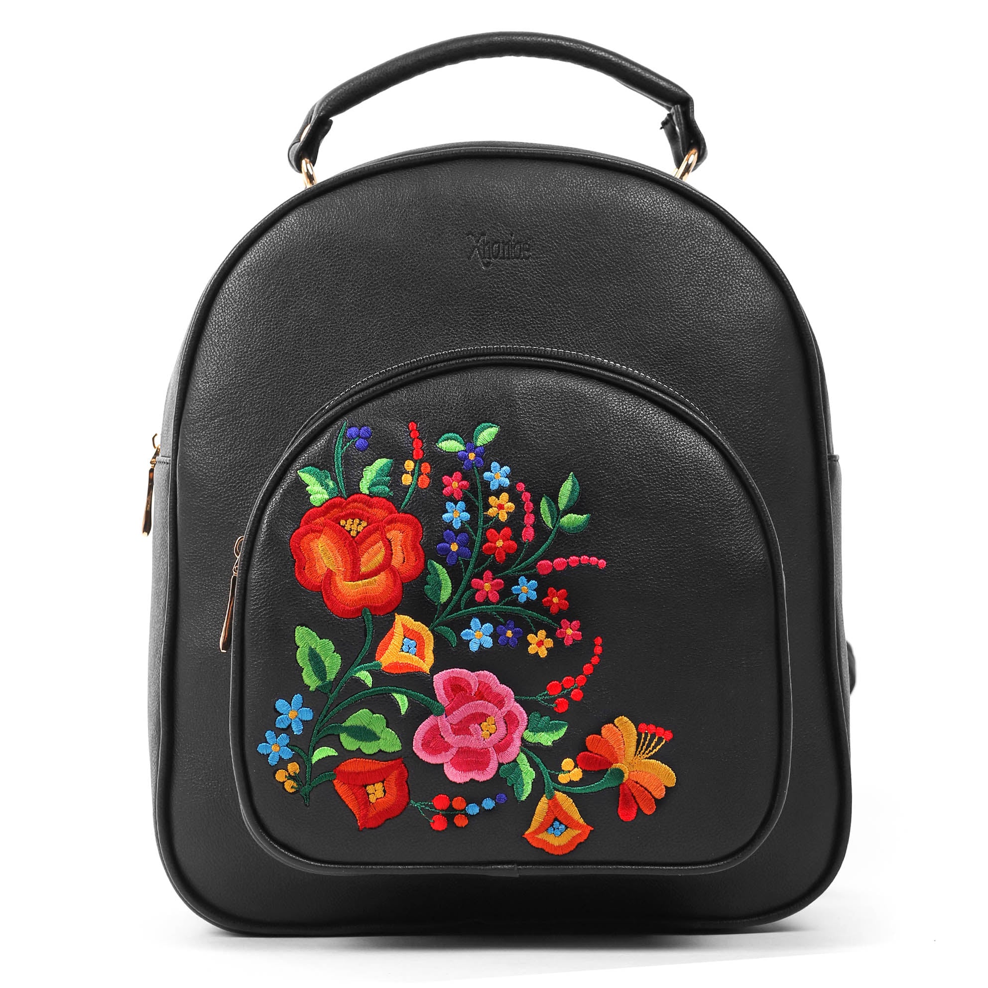 MOCHILA CORAL BORDADO VALLES FLORAL