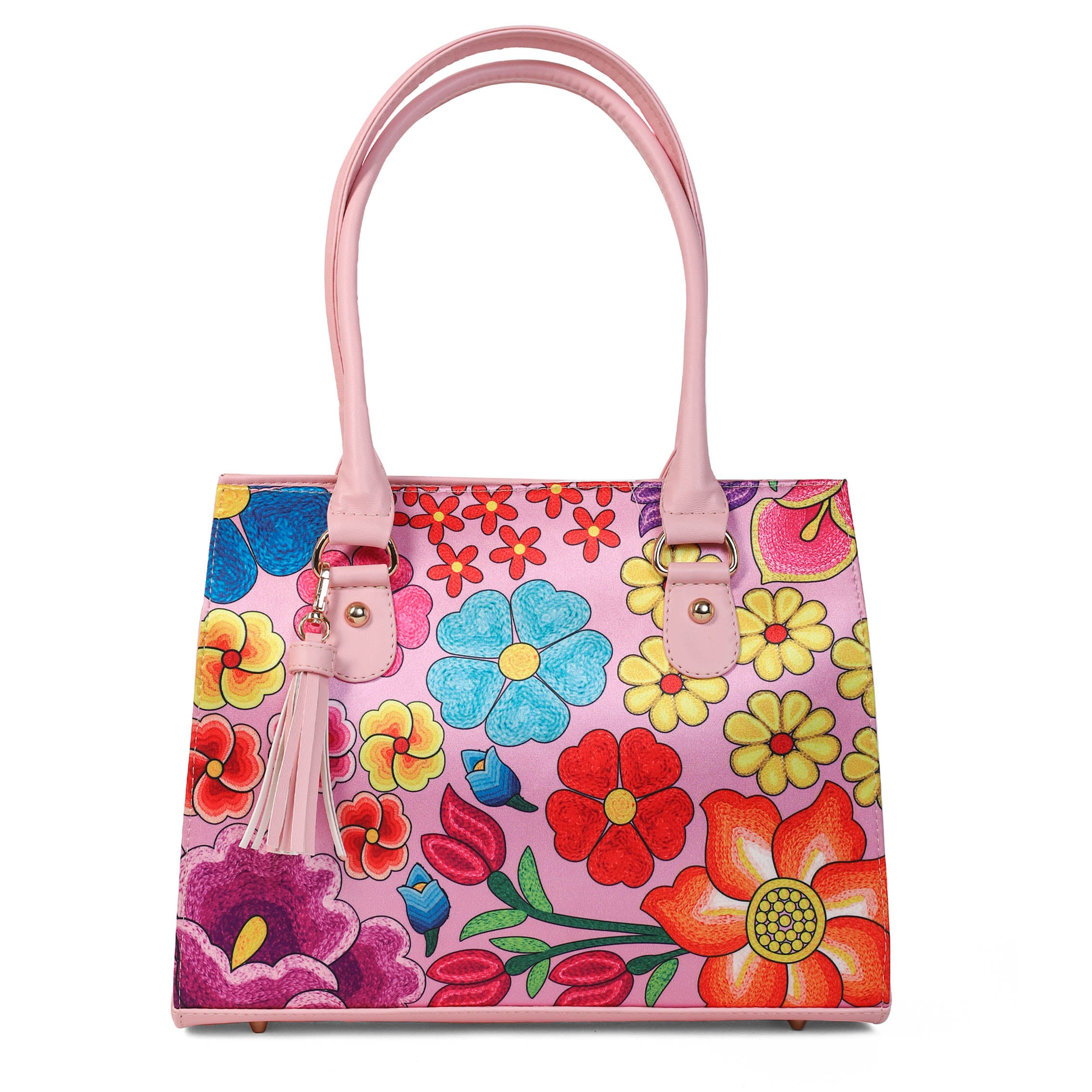 BOLSA CLAUDIA TX FLORAL SINTETICO