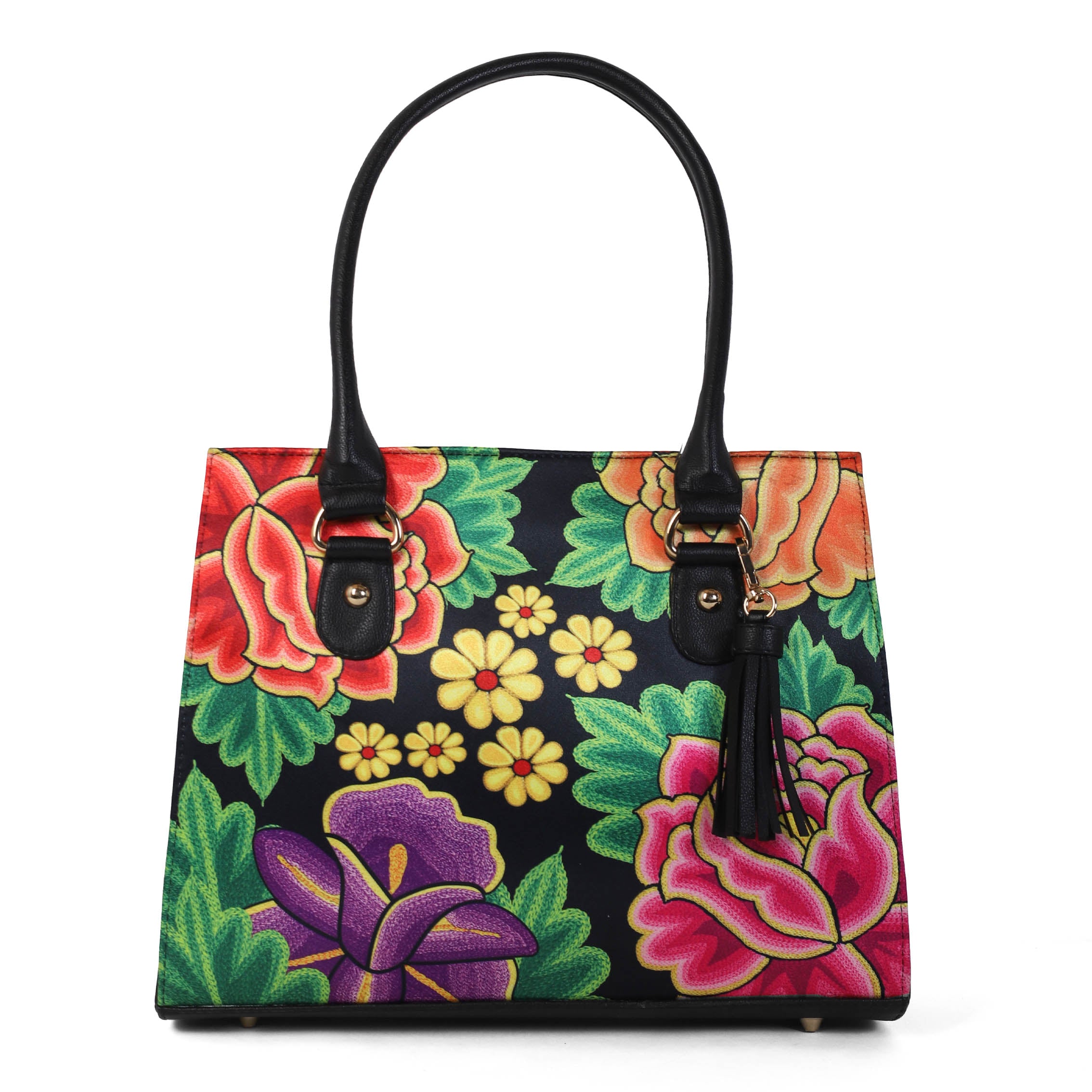 BOLSA CLAUDIA TX ABRIL FLORAL SINTETICO